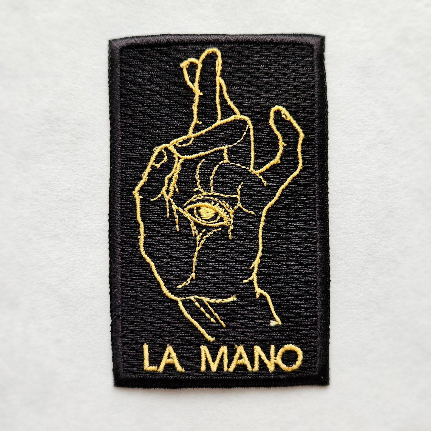 La Mano Loteria Iron on Embroidered Patch