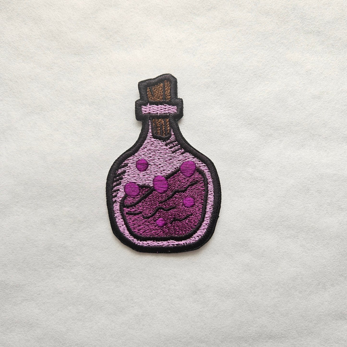 Potion Bottle Iron on Embroidered Patch