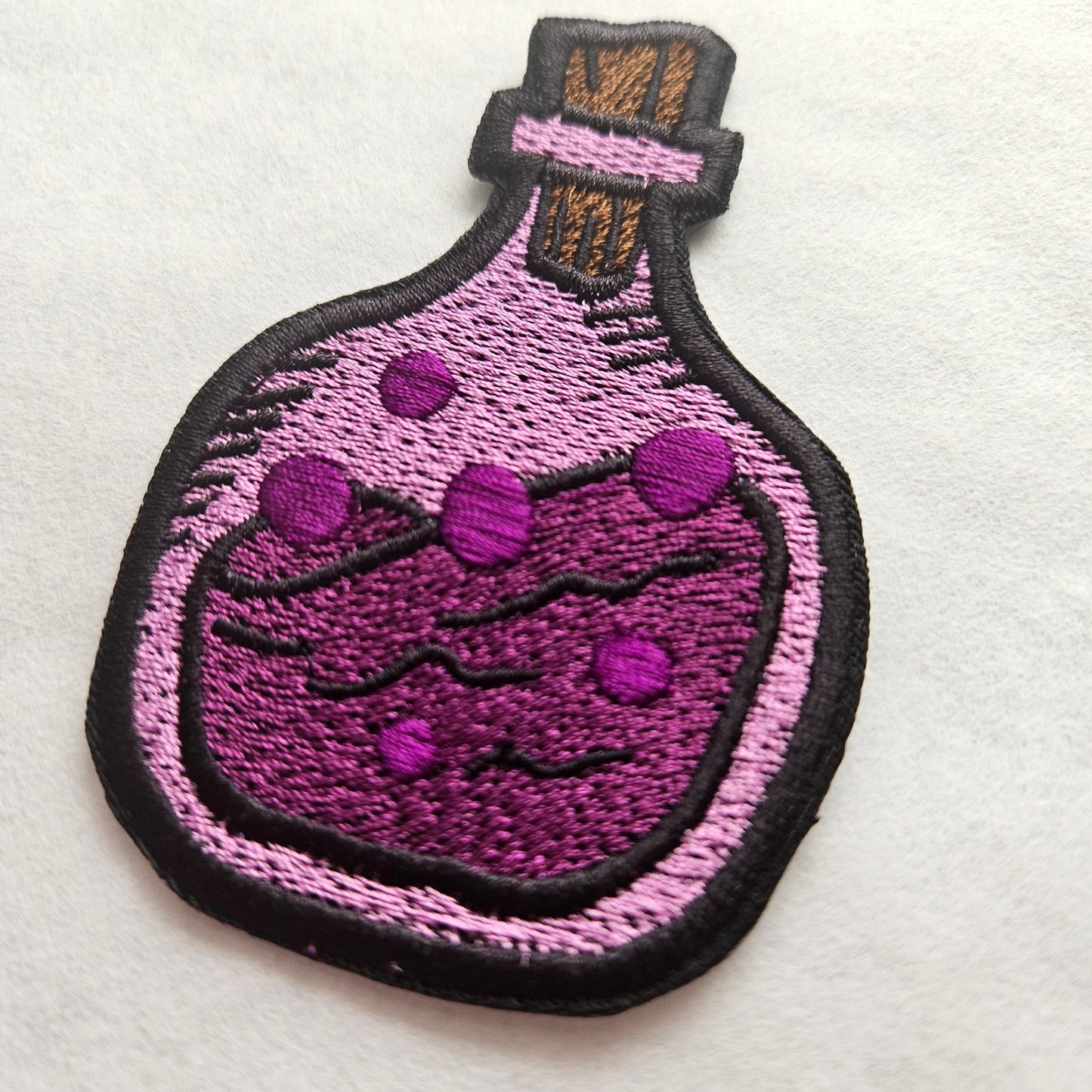 Potion Bottle Iron on Embroidered Patch