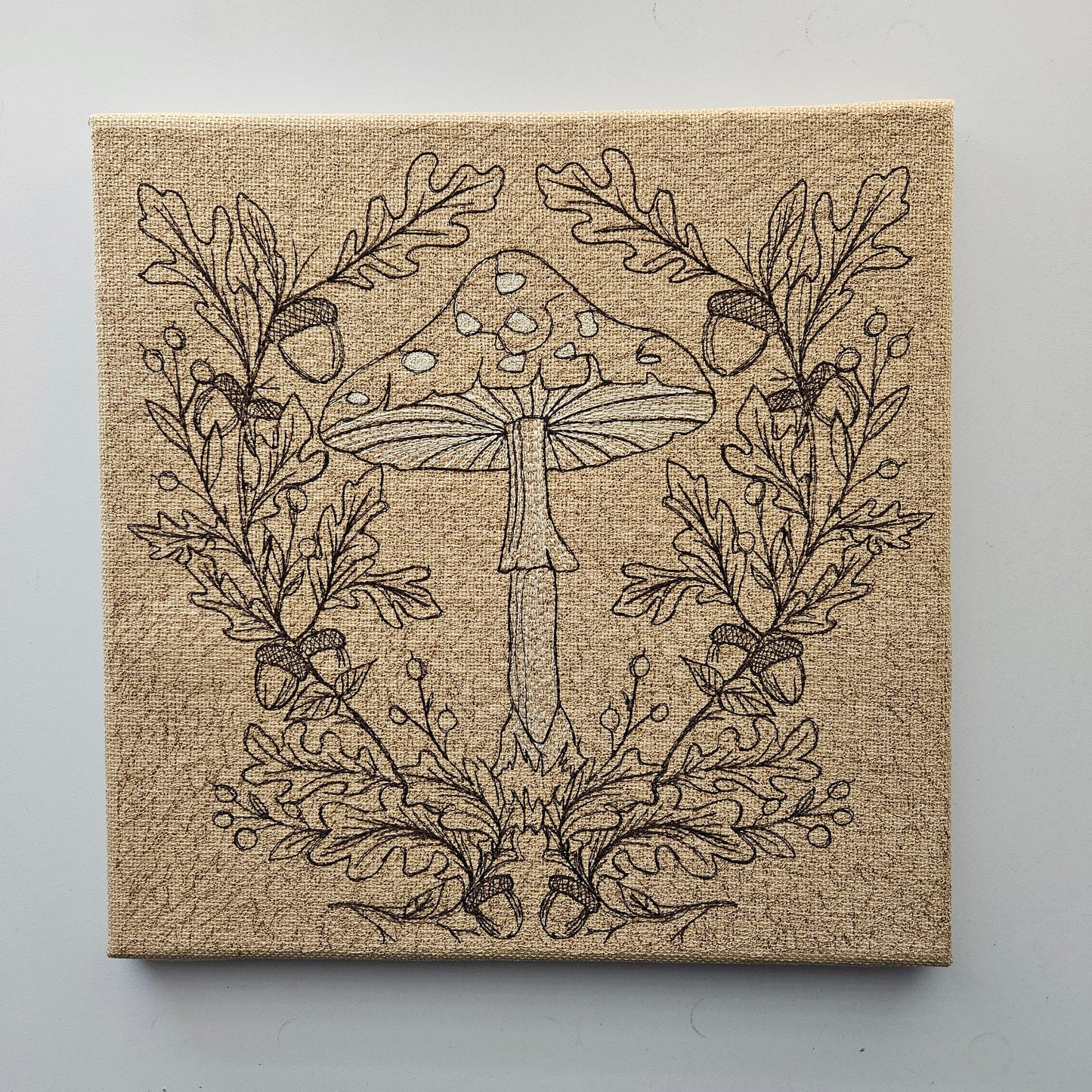 Mushroom Woods 12" x 12"