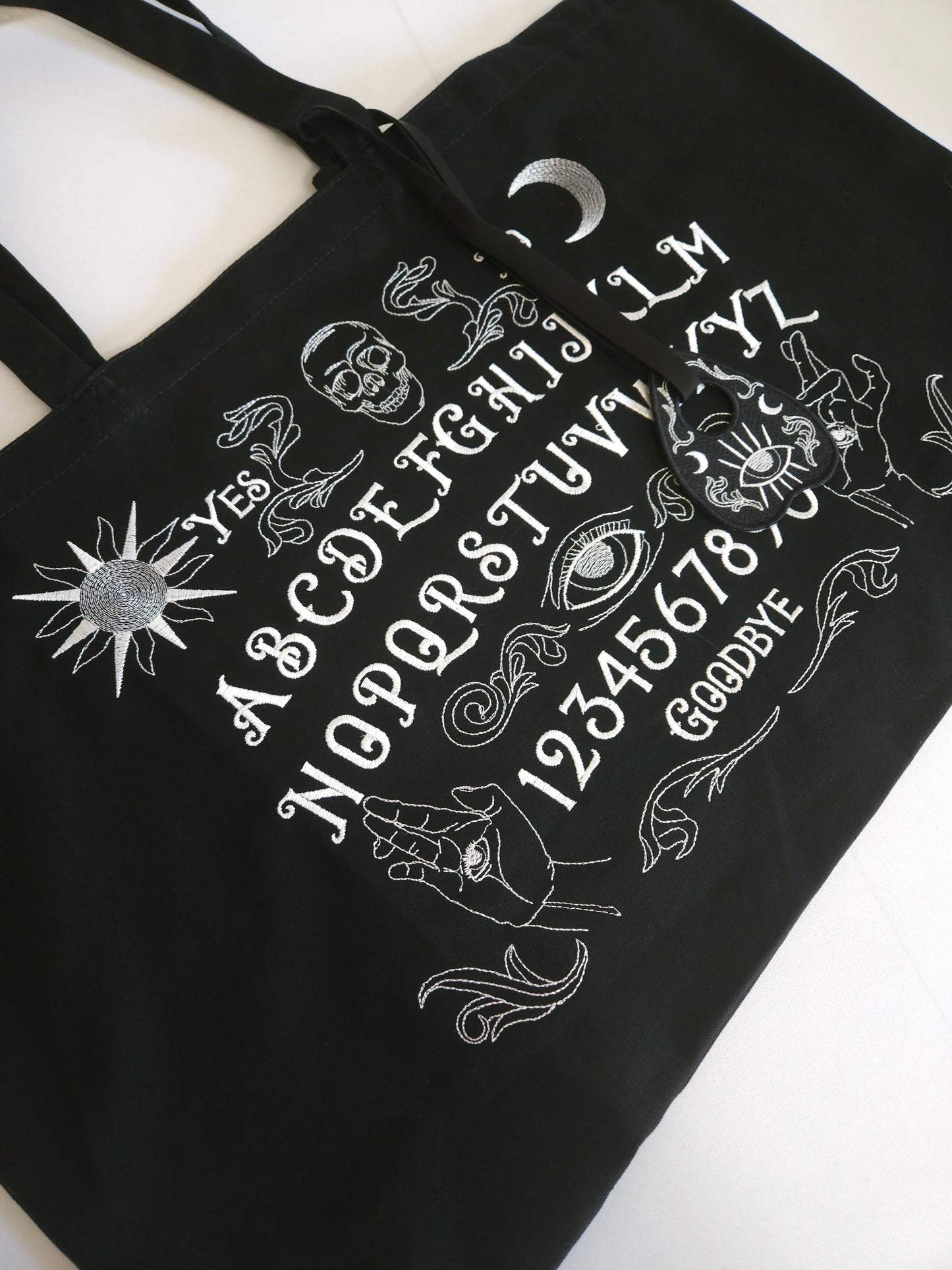 Spirit board tote bag