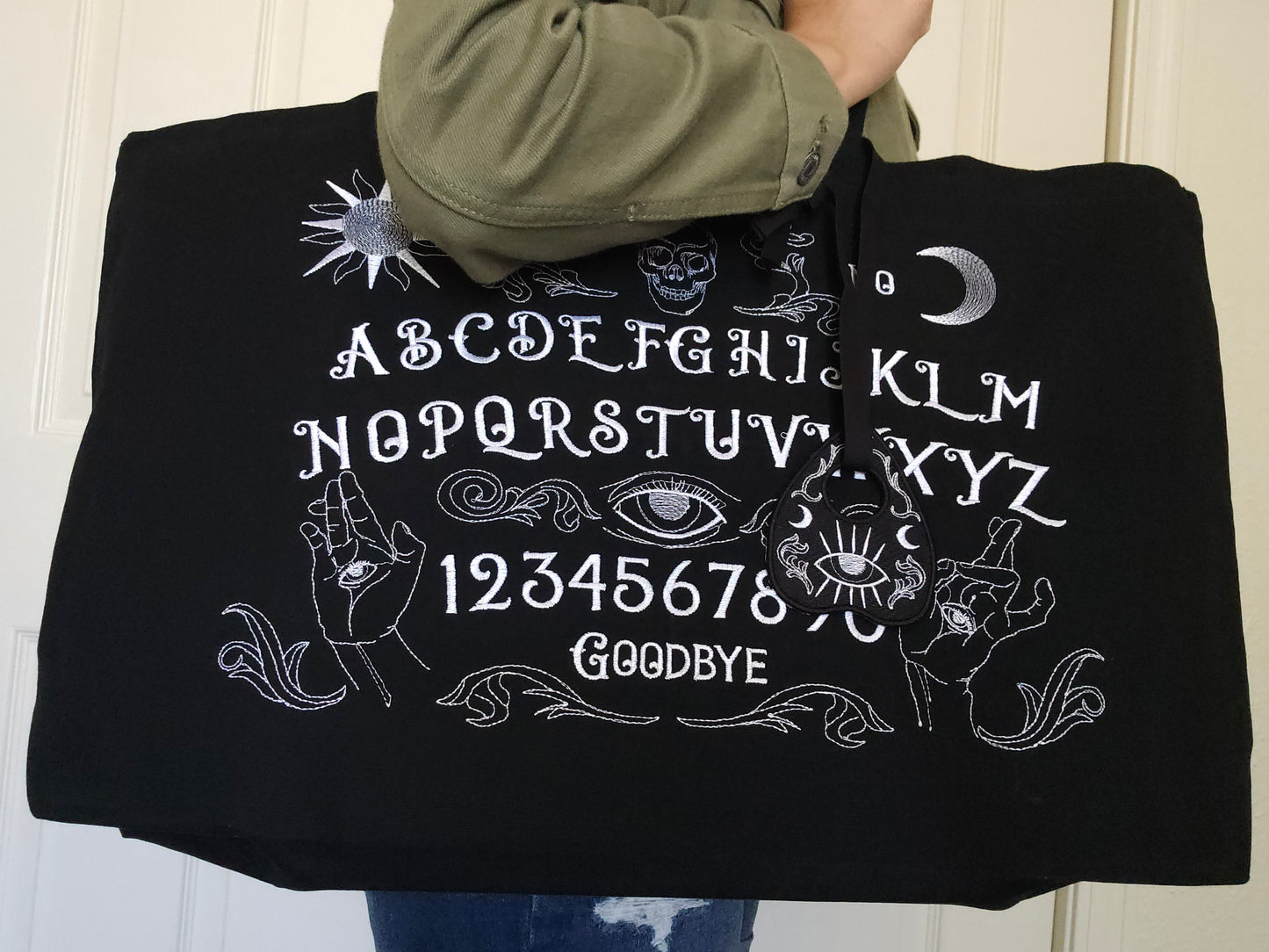 Spirit board tote bag