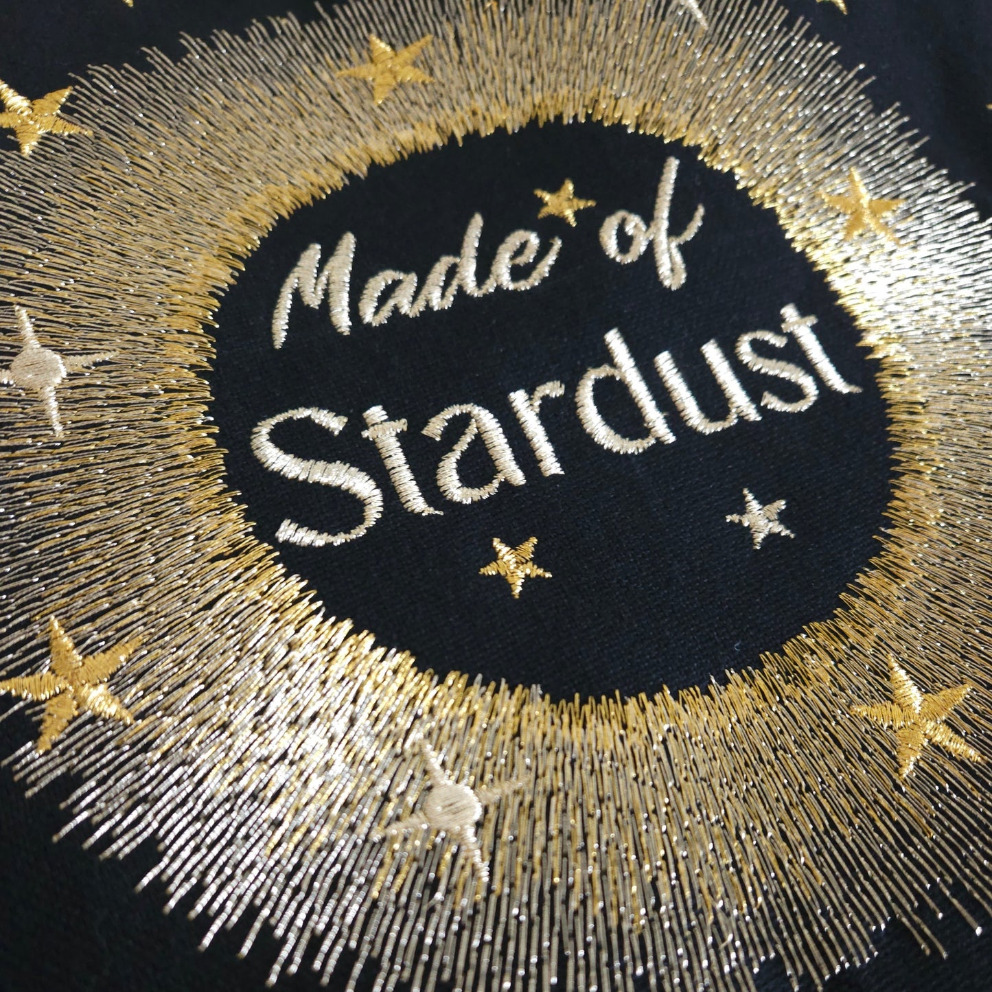 made of stardust tote bag