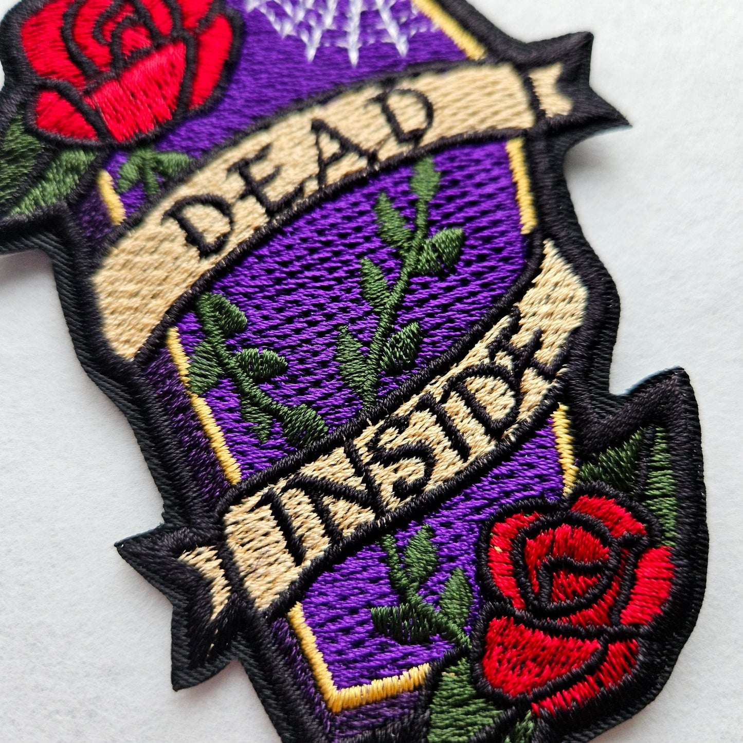 Dead Inside - Iron On Embroidered Patch
