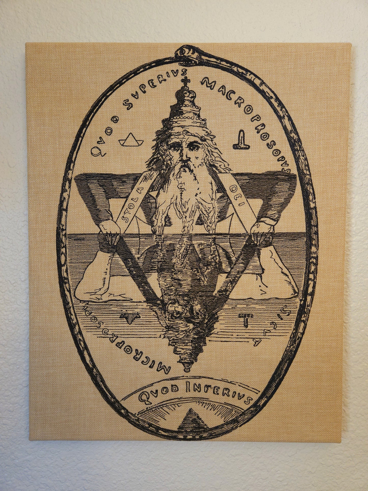 Elphias Levi Seal of Solomon 16" x 20"